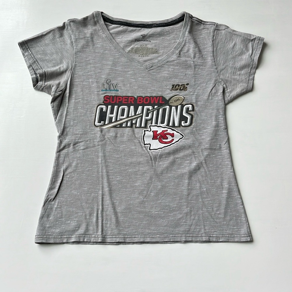 FANATICS NFL Kansas City Chiefs Super Bowl 54 Champions T-Shirt